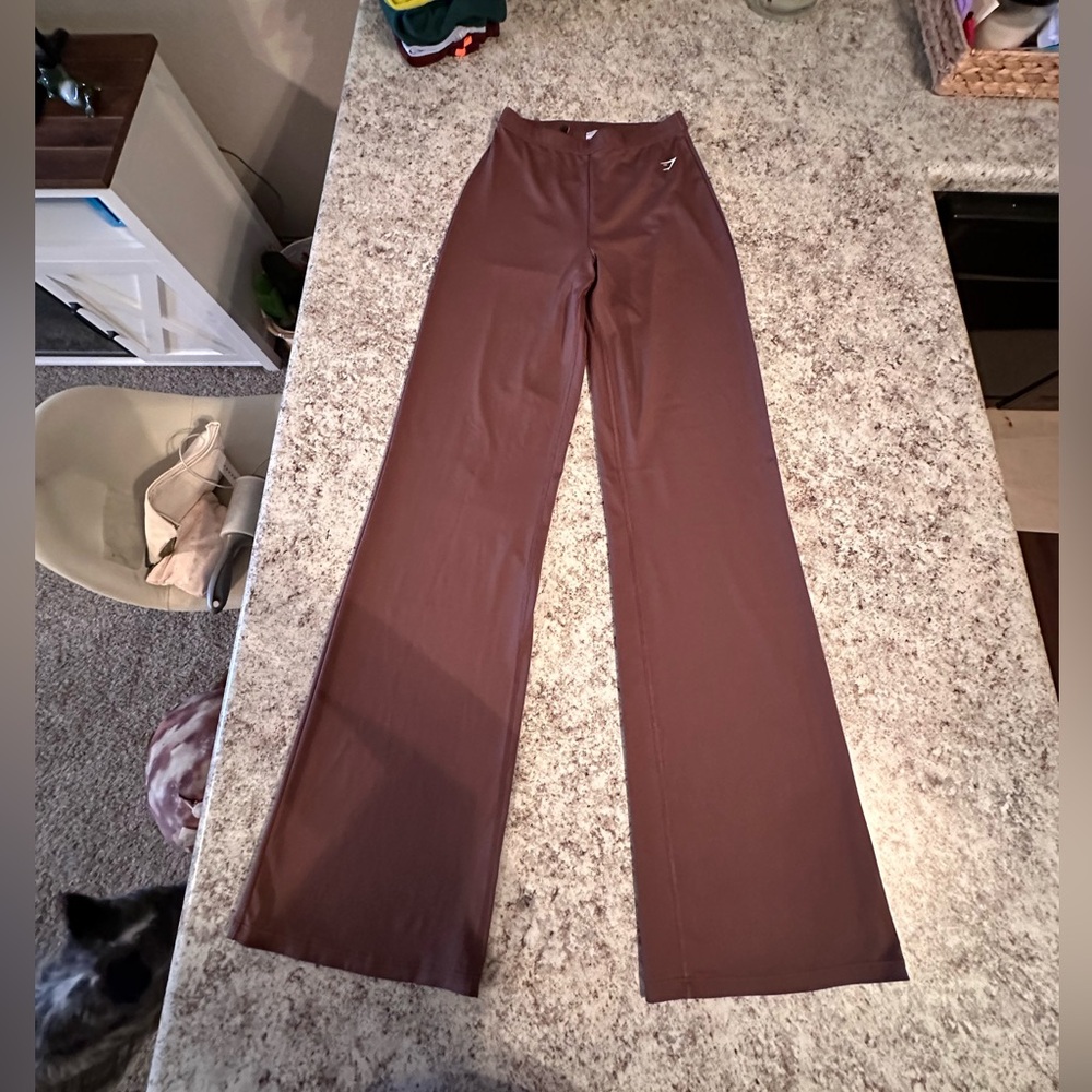 High waisted Gymshark flair leggings